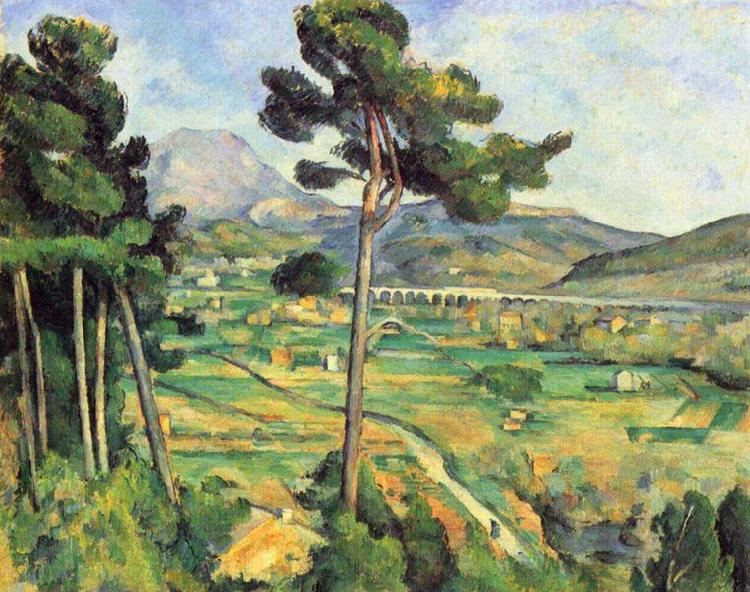 Paul Cezanne Montagne Sainte Victoire France oil painting art